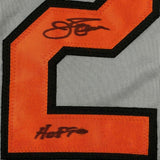 FRAMED Autographed/Signed JIM PALMER 33x42 Baltimore Grey Jersey JSA COA Auto