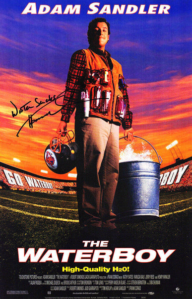 Henry Winkler Signed The Waterboy 11x17 Movie Poster w/Water Sucks - SCHWARTZ