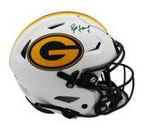 Brett Favre Signed Green Bay Packers Speed Flex Authentic Lunar NFL Helmet