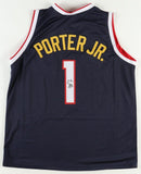 Michael Porter Signed Denver Nuggets Jersey (JSA COA) #14 Overall Pck 2018 Draft