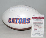 JACK YOUNGBLOOD SIGNED AUTOGRAPHED FLORIDA GATORS WHITE LOGO FOOTBALL JSA