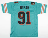 Emmanuel Ogbah Signed Miami Dolphins Jersey (JSA COA) All Pro Defensive End