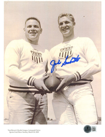 Jack Scarbath Autographed Maryland Terrapins 8x10 Photo Beckett 45607