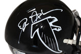 Deion Sanders Signed Atlanta Falcons TB Mini Helmet Beckett 37081