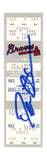 Deion Sanders Signed Atlanta Braves 5/7/1991 vs Cardinals Ticket BAS 37252