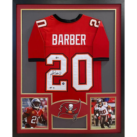 Ronde Barber Autographed Signed Framed Tampa Bay Buccaneers Jersey BECKETT