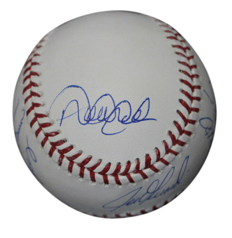 2009 New York Yankees Team Signed World Series Baseball 9 Sigs Steiner 33947