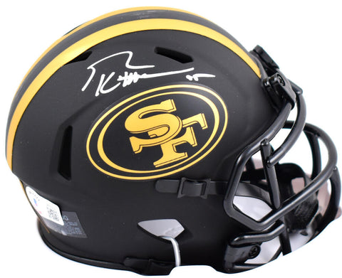 George Kittle Signed San Francisco 49ers Eclipse Speed Mini Helmet-BeckettW Holo