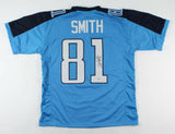 Jonnu Smith Signed Tennessee Titans Jersey (Beckett COA) 2017 3rd Rd Pick FIU