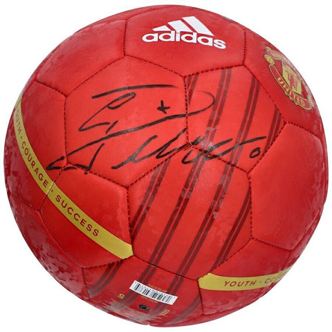 CRISTIANO RONALDO Autographed English Premier League Logo Soccer Ball FANATICS