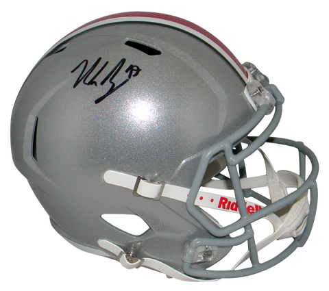 NICK BOSA AUTOGRAPHED OHIO STATE BUCKEYES FULL SIZE SPEED HELMET BECKETT