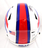 Stefon Diggs Autographed Buffalo Bills F/S SpeedFlex Helmet-Beckett W Hologram