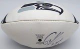 Cortez Kennedy Autographed Logo Football Seahawks "HOF 12" Beckett QR #BM37179