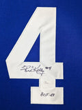 FRAMED TORONTO MAPLE LEAFS RED KELLY AUTOGRAPHED SIGNED JERSEY JSA COA