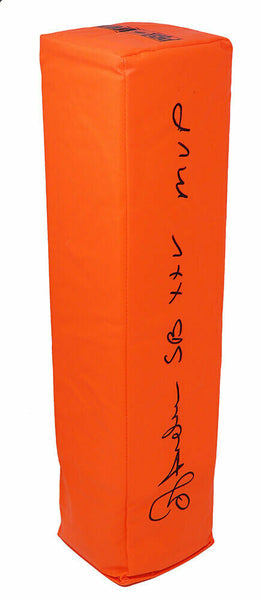 Ottis Anderson Signed Orange Endzone Football Pylon w/SB XXV MVP