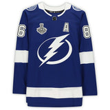 NIKITA KUCHEROV Autographed Lightning Stanley Cup Authentic Jersey FANATICS