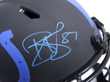 Reggie Wayne Autographed Colts Authentic Eclipse Speed F/S Helmet- PSA/DNA *Blue