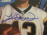 FRAMED Autographed/Signed KURT WARNER St Louis Rams 16x20 Football Photo JSA COA