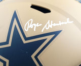 Roger Staubach Signed Cowboys F/S Salute to Service 2023 Speed Helmet- Beckett W