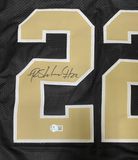 Rashid Shaheed of the New Orleans Saints Autographed Custom Black Jersey Beckett