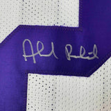 FRAMED Autographed/Signed AHMAD RASHAD 33x42 Minnesota White Jersey JSA COA Auto