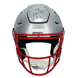 Tom Brady Autographed "LFG" Patriots SpeedFlex Helmet Fanatics LE 12/25