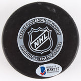 Brent Burns Signed 2011 All-Star Game Logo Puck (Beckett COA) San Jose Sharks