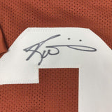 Framed Autographed/Signed Ricky Williams 35x39 Texas Orange Jersey JSA COA