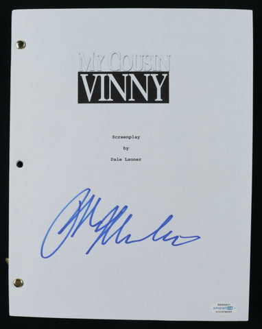 Ralph Macchio (Billy Gambini) Signed "My Cousin Vinny" Movie Script (ACOA COA)