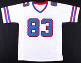 Andre Reed Signed Buffalo Bills White Jersey (JSA COA) 7xPro Bowl Wide Receiver