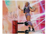 Candice LeRae Autographed WWE Entrance on Ropes 16" x 20" Photograph Fanatics