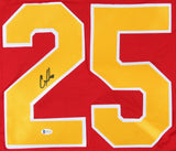 Clyde Edwards-Helaire Signed Kansas City Chiefs Jersey (Beckett) #1 Pk LSU / R.B