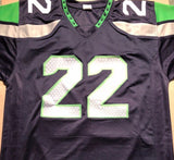 C.J. Prosise Signed Seahawks Jersey (Beckett) Seattle Running Back / Notre Dame