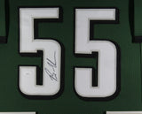 BRANDON GRAHAM (Eagles green TOWER) Signed Autographed Framed Jersey JSA