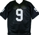 Shane Lechler Autographed Black Pro Style Jersey- Beckett W Hologram *Black