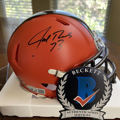 Joe Thomas Autographed Signed Cleveland Browns Mini Helmet Beckett