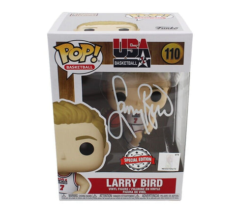 Larry Bird Signed Dream Team Larry Bird Special Edition Funko Pop