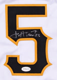 Josh Harrison Signed Pirates Display Jersey (TSE) 2x All-Star (2014, 2017)