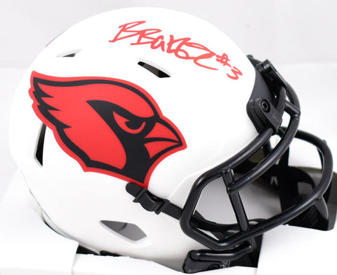 Budda Baker Autographed Arizona Cardinals Lunar Speed Mini Helmet-Beckett W Holo