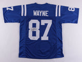 Reggie Wayne Signed Indianapolis Colts Jersey (PSA COA) 6xPro Bowl Wide Receiver