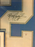 Barry Sanders Signed Detroit Lions 36" x 39" Framed Jersey / 10xPro Bowl R.B.