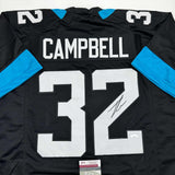 Autographed/Signed Tyson Campbell Jacksonville Black Football Jersey JSA COA