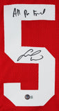 Fred Warner "All-Pro Fred" Authentic Signed Red Pro Style Jersey BAS