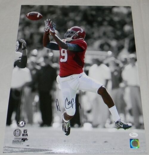 AMARI COOPER AUTOGRAPHED SIGNED ALABAMA CRIMSON TIDE 16x20 SPOTLIGHT PHOTO JSA