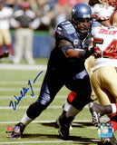 WALTER JONES AUTOGRAPHED 8X10 PHOTO SEATTLE SEAHAWKS MCS HOLO STOCK #203437