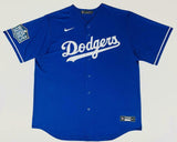 COREY SEAGER Autographed Dodgers World Series Blue Nike Jersey FANATICS