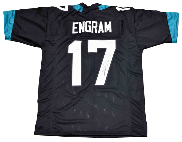 EVAN ENGRAM AUTOGRAPHED SIGNED JACKSONVILLE JAGUARS #17 BLACK JERSEY BECKETT