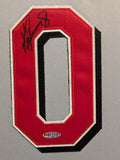 SUEDE FRAMED CINCINNATI REDS KEN GRIFFEY JR AUTOGRAPHED JERSEY UPPER DECK COA