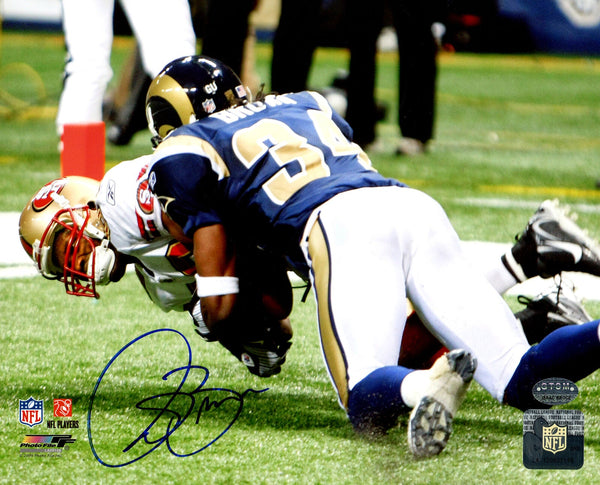 ISAAC BRUCE AUTOGRAPHED SIGNED 8X10 PHOTO SAN FRANCISCO 49ERS GTSM STOCK #209000