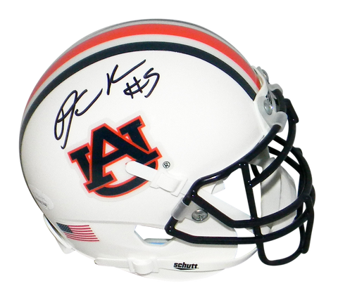 DERRICK BROWN AUTOGRAPHED SIGNED AUBURN TIGERS MINI HELMET JSA